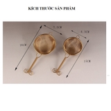 Lọc cặn trà kim loại lưới, bộ vắt loại cao cấp