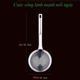 Muôi thủng nấu ăn inox 304, cách nhiệt, siêu bền, siêu cứng, vá thủng - HVL TEA