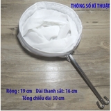 Vợt lọc trà vải, quai inox, nhiều kích thước, vợt lọc màu cà phê, HVL TEA