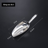 Muôi xúc đá, xẻng xúc đá inox không gỉ nhiều kích thước - HVL TEA