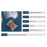 Bao bì đựng kẹo,200 Túi Bao Bì/ Túi OPP Mờ, Hàn Miệng