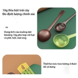 Thìa đong nâu múc bột, múc sốt hoa quả - muỗng đong nâu định lượng 10/15 gram - HVL TEA