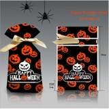 Túi đựng bánh/kẹo, túi đựng quà chủ đề Halloween kích thước 15 * 23, dây nơ buộc - VUA BAO BÌ