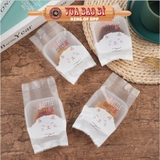 Túi đựng bánh quy trong suốt, túi đựng snack bánh dứa (50 túi/sp)- VUA BAO BI