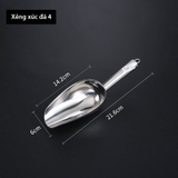 Muôi xúc đá, xẻng xúc đá inox không gỉ nhiều kích thước - HVL TEA