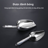 Muôi xúc đá, xẻng xúc đá inox không gỉ nhiều kích thước - HVL TEA