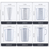 Cốc Đong, Ca Đong Định Lượng Pha Chế Bằng Nhựa Trong Suốt Vạch Chia - HVL TEA