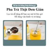 Dụng cụ lọc trà inox 304 nhiều hình dạng - HVL
