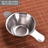 Lọc trà mỏ vịt inox có tay cầm- HVL