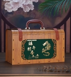 Bộ Vali Gỗ Đựng Quà Rồng Vàng Cao Cấp - Hộp Quà Tết Sang Trọng, Phong Cách Hoàng Gia