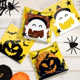 Túi đựng bánh kẹo, dán miệng, họa tiết Halloween