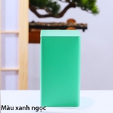 Hộp thiếc đựng trà hình hộp vuông, nhiều màu - HVL TEA