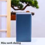 Hộp thiếc đựng trà hình hộp vuông, nhiều màu - HVL TEA