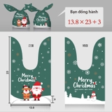 Túi tai thỏ đựng bạnh kẹo họa tiết thú, kỳ lân, mèo may mắn - KING OF OPP