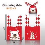 Túi tai thỏ đựng bạnh kẹo họa tiết thú, kỳ lân, mèo may mắn - KING OF OPP