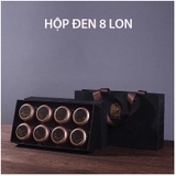 Bộ 6 hộp mini đựng trà, nến, hạt bằng thiếc - HVL TEA