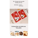 Túi zipper mèo may mắn, đựng bánh kẹo tết - KING OF OPP