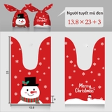 Túi tai thỏ đựng bạnh kẹo họa tiết thú, kỳ lân, mèo may mắn - KING OF OPP