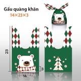 Túi tai thỏ đựng bạnh kẹo họa tiết thú, kỳ lân, mèo may mắn - KING OF OPP