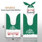 Túi đựng bánh kẹo tai thỏ có nhiều họa tiết giáng sinh