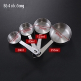 Bộ cup đong, thìa đong định lượng thành phẩm làm bánh - HVL TEA