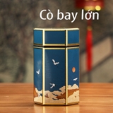 Hộp đựng trà lục giác, bằng thép cao cấp - HVL TEA