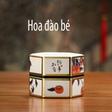 Hộp đựng trà lục giác, bằng thép cao cấp - HVL TEA