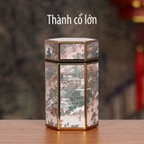 Hộp đựng trà lục giác, bằng thép cao cấp - HVL TEA