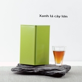 Hộp thiếc đựng trà hình hộp vuông, nhiều màu - HVL TEA