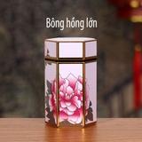 Hộp đựng trà lục giác, bằng thép cao cấp - HVL TEA