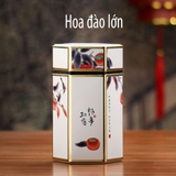 Hộp đựng trà lục giác, bằng thép cao cấp - HVL TEA