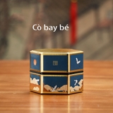 Hộp đựng trà lục giác, bằng thép cao cấp - HVL TEA