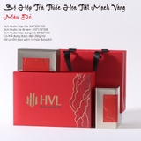 Bộ Hộp Trà Thiếc Mạch Vàng - Quà Tặng Trà Cao Cấp Sang Trọng