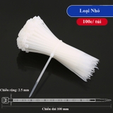 Dây rút nylon nhựa, dây thít cáp dùng cho lĩnh vực cây trồng 100c/túi - Người Làm Vườn