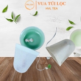 Túi lọc trà giấy hình phễu có dây, tiện dụng, 100túi/sp, 8x9cm - HVL TEA
