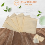 Túi lọc trà giấy màu gỗ, có dây rút, nhiều kích thước
