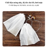 Combo 100 Túi lọc chia ngăn đựng thảo dược, gia vị