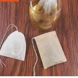 Combo 100 Túi lọc trà giấy màu gỗ, có dây rút, nhiều kích thước - HVL