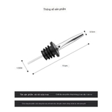 Đầu vòi rót rượu, dụng cụ rót dầu ăn, nước mắm, dấm đa năng, cao cấp - HVL TEA