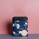 Hộp đựng trà thiếc vuông hoạ tiết 70x88mm - HVL TEA