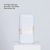 Hộp thiếc đựng trà cạnh tròn hoạ tiết hoa - HVL TEA