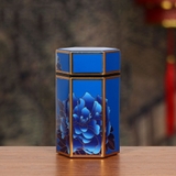 Hộp đựng trà lục giác, bằng thép cao cấp - HVL TEA