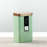 Hộp thiếc đựng trà hình chữ nhật hoạ tiết - HVL TEA