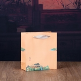 Hộp thiếc đựng trà hình chữ nhật hoạ tiết - HVL TEA