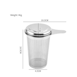 Dụng cụ lọc trà inox có tai cao cấp - HVL