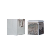 Hộp đựng trà giấy vuông kèm túi hoạ tiết thời cổ đại - HVL TEA