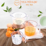 Cốc, ca đong định lượng có vạch chia nhựa PS trong suốt - HVL TEA
