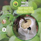 100 Túi Bọc Trái Cây Bưởi, Ổi, Xoài, Na thương hiệu Ánh Dương, dùng 3-4 mùa (có nút cài) - Người Làm Vườn