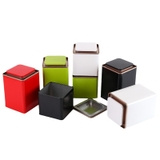 [Mã SGBAU30 ] Hộp trà thiếc vuông cổ thấp - HVL TEA