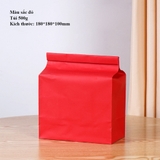 Túi ziplock kraft gấp đáy đứng đựng trà, hạt, thực phẩm, 1 túi/sp - HVL TEA